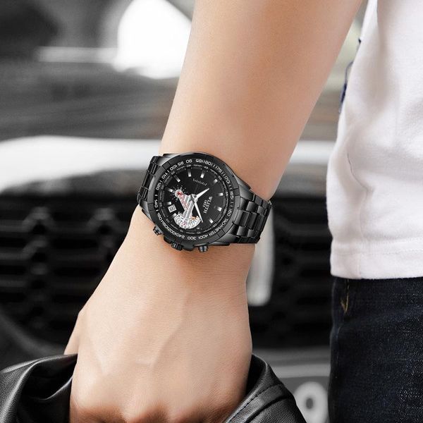 wristwatches men watch trend clock glows in dark waterproof strip students quartz wrist watc male present 2021, Slivery;brown
wristwatches men watch trend clock glows in dark waterproof strip students quartz wrist watc male present 2021, Slivery;brown