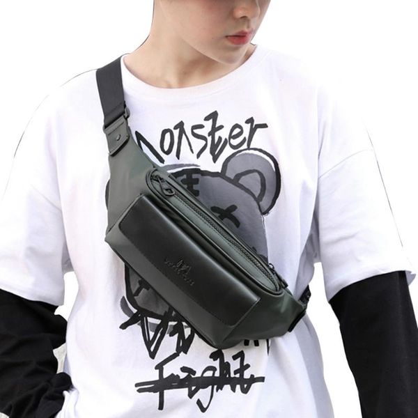 men pu leather waist bag solid color sports pack zipper multi-functional outdoor shoulder slant male wear-resistant chest bags
men pu leather waist bag solid color sports pack zipper multi-functional outdoor shoulder slant male wear-resistant chest bags