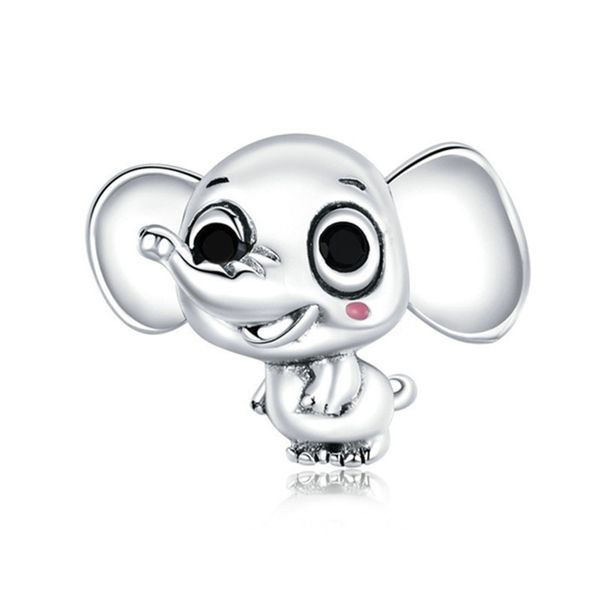 1pcs cute elephant pendant diy beads adapting to original pandora charm bracelet ladies jewelry making gifts, Silver
1pcs cute elephant pendant diy beads adapting to original pandora charm bracelet ladies jewelry making gifts, Silver