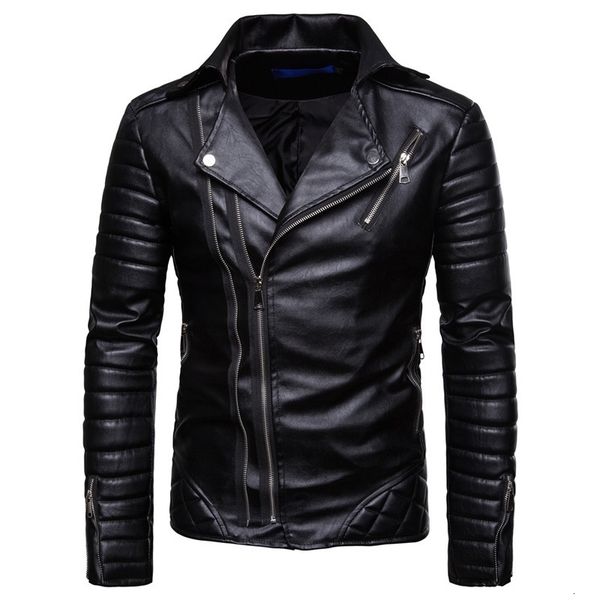 2021 autumn and winter foreign trade european american men's jacket youth st collar punk motorcycle leather, Black
2021 autumn and winter foreign trade european american men's jacket youth st collar punk motorcycle leather, Black