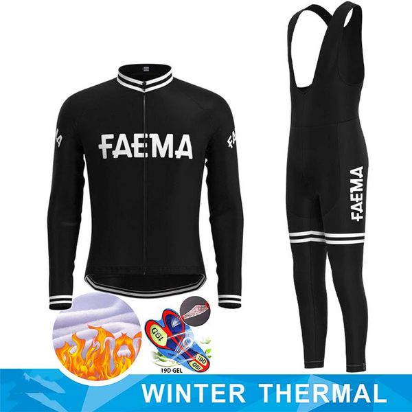 racing sets 2021 faema winter thermal fleece cycling clothes men bicycle sport riding bike mtb clothing bib pants warm ropa ciclismo, Black;blue
racing sets 2021 faema winter thermal fleece cycling clothes men bicycle sport riding bike mtb clothing bib pants warm ropa ciclismo, Black;blue