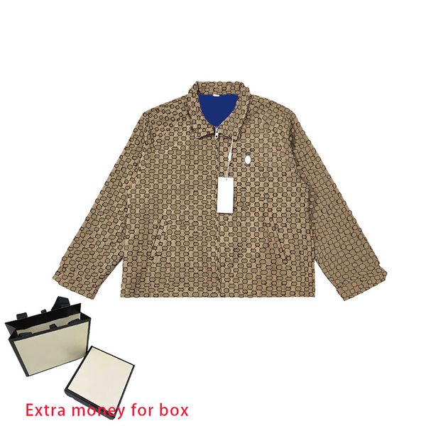 2023ss a&w classic print mens jacket loose casual letter pattern coat zip pocket trim couples wear womens coats, Black;brown
2023ss a&w classic print mens jacket loose casual letter pattern coat zip pocket trim couples wear womens coats, Black;brown