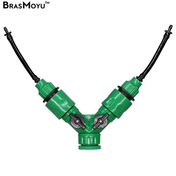 watering equipments brasmoyu 1pc y type tap connectors with quick adapter for 3/5mm hose garden irrigation water splitter 1/8'' tu
watering equipments brasmoyu 1pc y type tap connectors with quick adapter for 3/5mm hose garden irrigation water splitter 1/8'' tu