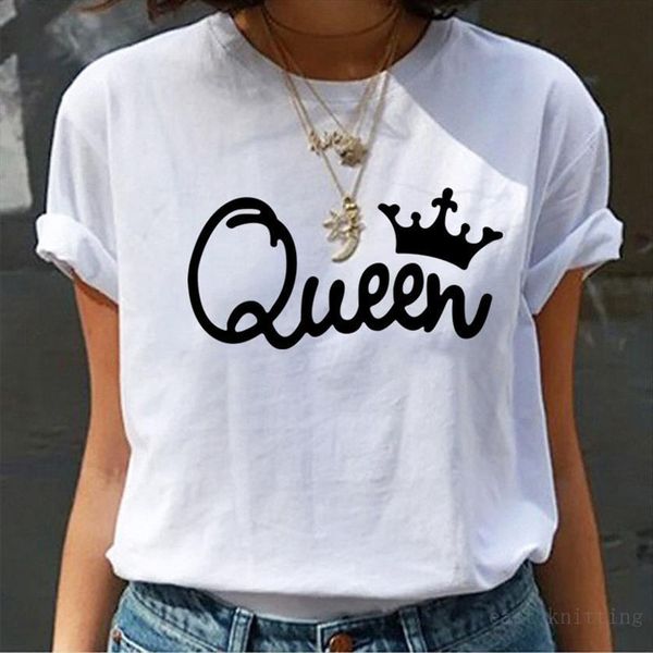 harajuku queen crown print womens t shirt clothes couple casual o neck short sleeve tee femme, White
harajuku queen crown print womens t shirt clothes couple casual o neck short sleeve tee femme, White