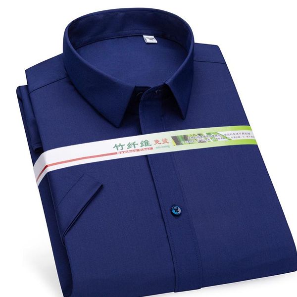 bamboo fiber fabric solid color business casual men's short sleeve shirt shirts, White;black
bamboo fiber fabric solid color business casual men's short sleeve shirt shirts, White;black