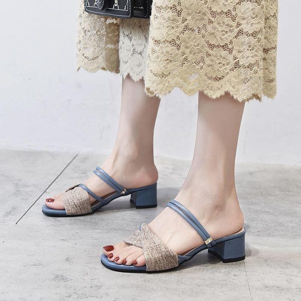 sandals female fairy style women's shoes summer all-match and slippers mid-heeled thick-heeled high-heeled women, Black
sandals female fairy style women's shoes summer all-match and slippers mid-heeled thick-heeled high-heeled women, Black