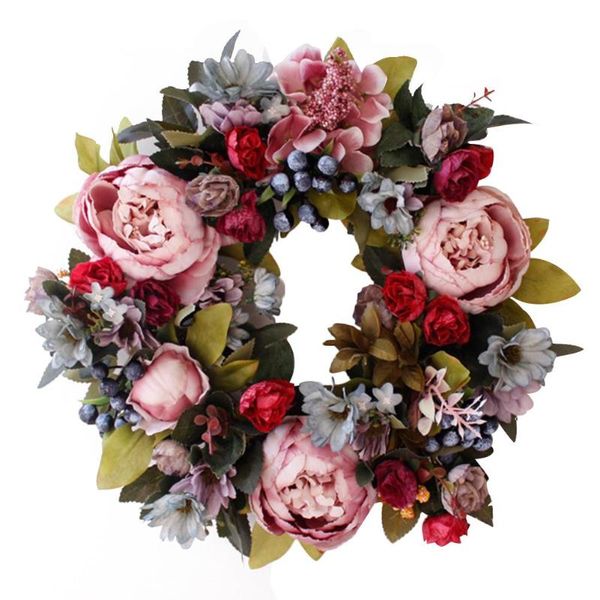 35cm artificial wreath christmas party door hanging year home decor peony flower garland for decorative flowers & wreaths
35cm artificial wreath christmas party door hanging year home decor peony flower garland for decorative flowers & wreaths