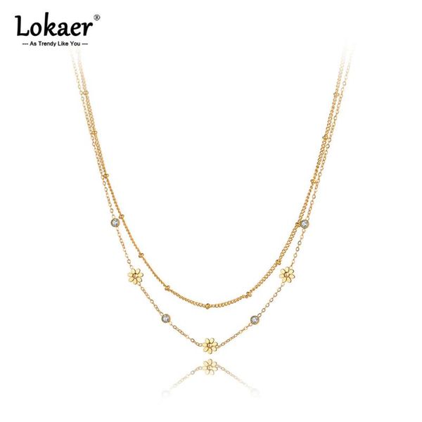 chokers lokaer 316l stainless steel cz crystal charm necklaces bohemia double layer small daisy choker necklace for women girls n21114, Golden;silver
chokers lokaer 316l stainless steel cz crystal charm necklaces bohemia double layer small daisy choker necklace for women girls n21114, Golden;silver