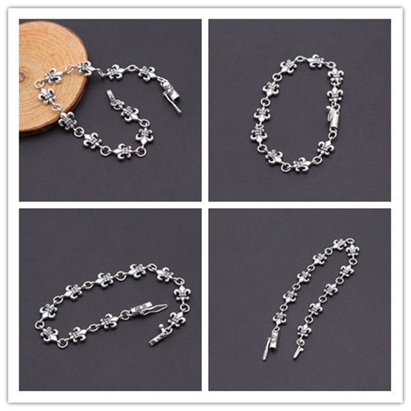925 sterling silver handmade anchor link charms links bracelets american european punk gothic antique vintage luxury jewelry accessories gif, Black
925 sterling silver handmade anchor link charms links bracelets american european punk gothic antique vintage luxury jewelry accessories gif, Black
