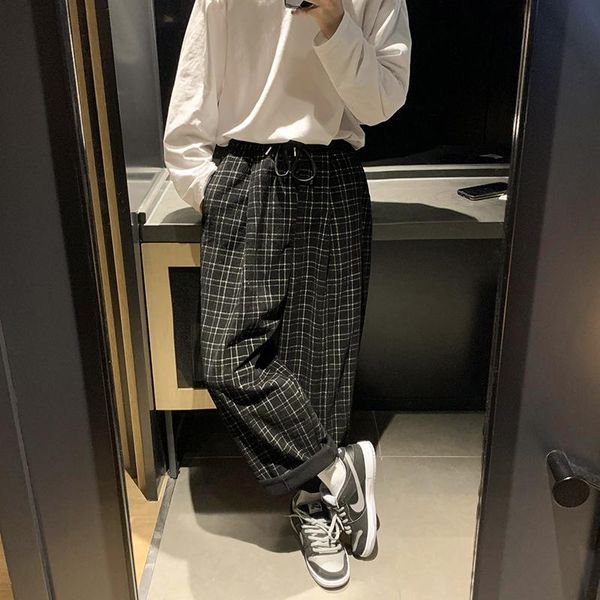 harajuku fashion man loose striped length trousers korean men plaid casual pants oversized corduroy streetwear joggers men's, Black
harajuku fashion man loose striped length trousers korean men plaid casual pants oversized corduroy streetwear joggers men's, Black