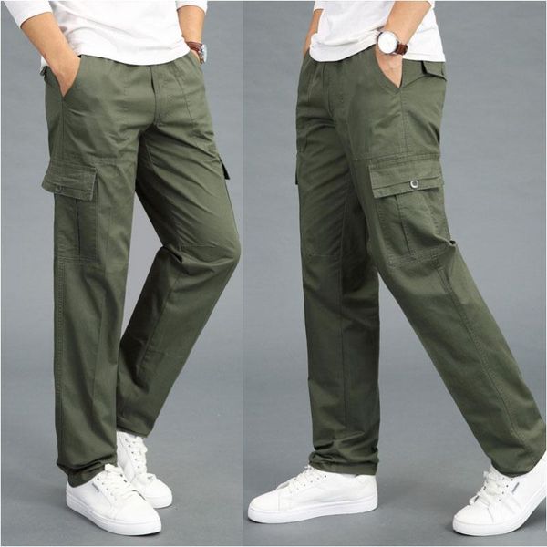 men's pants 2021 autumn men cotton long male straight joggers homme casual fashion loose thin section trousers for clothing, Black
men's pants 2021 autumn men cotton long male straight joggers homme casual fashion loose thin section trousers for clothing, Black