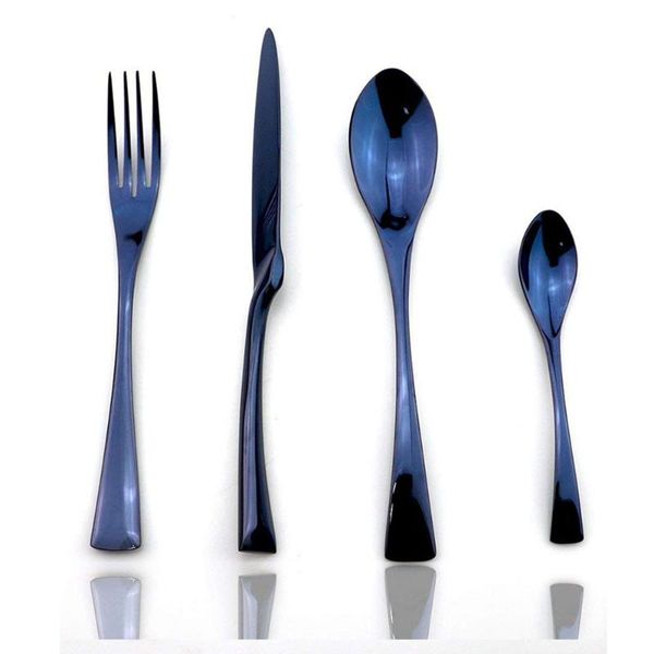 dinnerware sets 24piece royal blue flatware cutlery set 18/10 stainless steel black dinner service knives forks spoons tableware
dinnerware sets 24piece royal blue flatware cutlery set 18/10 stainless steel black dinner service knives forks spoons tableware