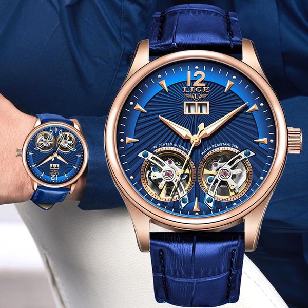 wristwatches reloj lige double tourbillon switzerland mens watches automatic watch men self-wind fashion mechanical wristwatch leather clock, Slivery;brown
wristwatches reloj lige double tourbillon switzerland mens watches automatic watch men self-wind fashion mechanical wristwatch leather clock, Slivery;brown