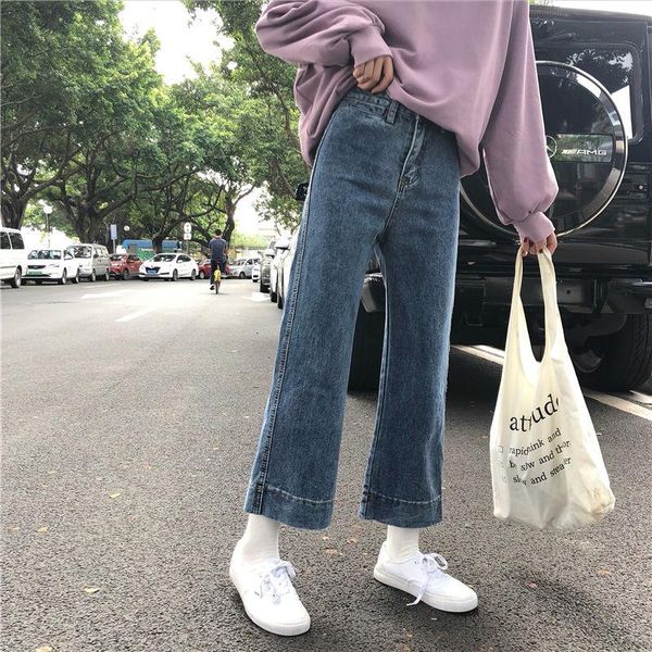 women's jeans woman pants spring high waist loose straight ankle-length pantalones vaqueros mujer, Blue
women's jeans woman pants spring high waist loose straight ankle-length pantalones vaqueros mujer, Blue