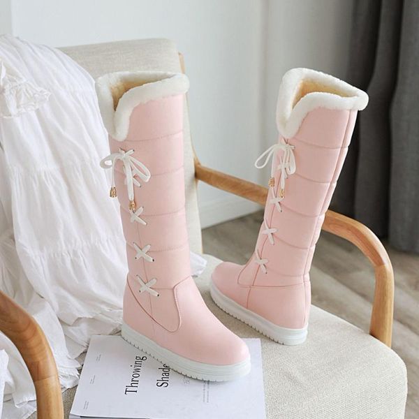 boots winter plus size women's thick-soled flat-heeled velvet warm long tube snow boot casual women cotton shoes, Black
boots winter plus size women's thick-soled flat-heeled velvet warm long tube snow boot casual women cotton shoes, Black