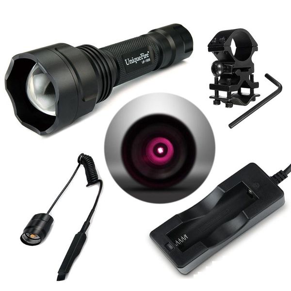 uniquefire 1505 ir 850nm 3 modes hunting led lamp emitter infrared light lamp+remote pressure+charger+scope mount flashlights tor torches
uniquefire 1505 ir 850nm 3 modes hunting led lamp emitter infrared light lamp+remote pressure+charger+scope mount flashlights tor torches