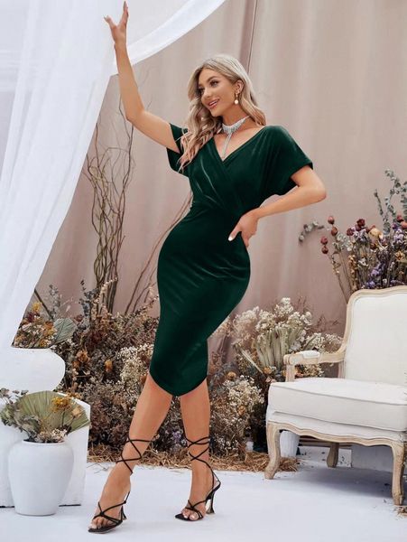 overlap collar dolman sleeve asymmetrical hem velvet bodycon dress f0nx#, Black;gray
overlap collar dolman sleeve asymmetrical hem velvet bodycon dress f0nx#, Black;gray