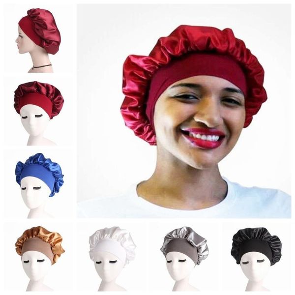 beanie/skull caps hair accessories bonnet stretch women's fashion elastic head wraps wide band satin cap night sleep hat loss chemo, Blue;gray
beanie/skull caps hair accessories bonnet stretch women's fashion elastic head wraps wide band satin cap night sleep hat loss chemo, Blue;gray