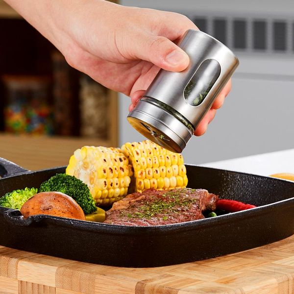 storage bottles & jars stainless steel over glass shell spice jar with shaker spices herbs seasonings tank kitchen bbq tools 90ml / 290m
storage bottles & jars stainless steel over glass shell spice jar with shaker spices herbs seasonings tank kitchen bbq tools 90ml / 290m