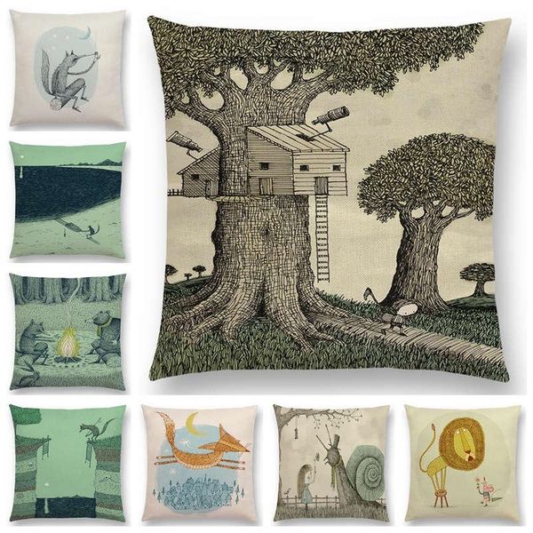 design sketch fairy tales sofa pillowcase fantasy forest hut tree house magical animals fable world cushion cover cushion/decorative pillow
design sketch fairy tales sofa pillowcase fantasy forest hut tree house magical animals fable world cushion cover cushion/decorative pillow