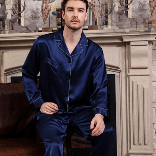 men's sleepwear real 100 silk pajamas suit men spring summer winter noble long full sleeve two-piece blue solid striped l xl xxl, Black;brown
men's sleepwear real 100 silk pajamas suit men spring summer winter noble long full sleeve two-piece blue solid striped l xl xxl, Black;brown