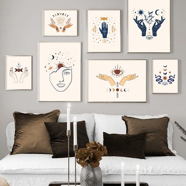 paintings nordic abstract moon sun hand eye snake girl face canvas painting wall art posters prints pictures for living room home decor
paintings nordic abstract moon sun hand eye snake girl face canvas painting wall art posters prints pictures for living room home decor