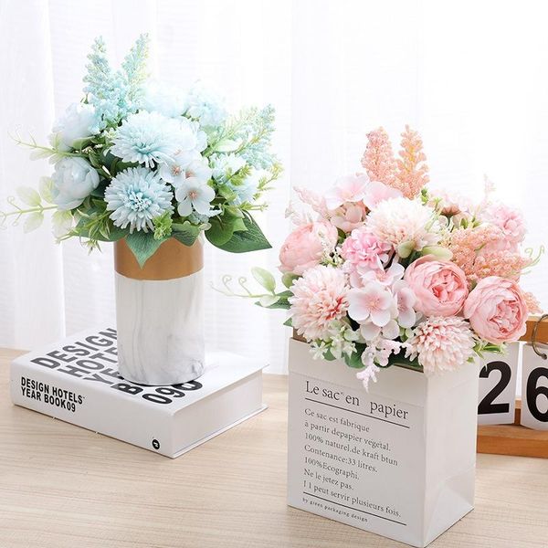 decorative flowers & wreaths european-style 31cm peony simulation flower ball chrysanthemum hydrangea bouquet wheat for wedding party garden
decorative flowers & wreaths european-style 31cm peony simulation flower ball chrysanthemum hydrangea bouquet wheat for wedding party garden