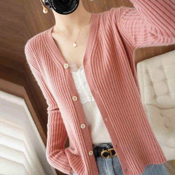 coats coats high-end 100% cashmere wool women elasticity v-neck cardigan sweater 2021 spring autumn warm girl clothes soft knitted outwear, Tan;black
coats coats high-end 100% cashmere wool women elasticity v-neck cardigan sweater 2021 spring autumn warm girl clothes soft knitted outwear, Tan;black