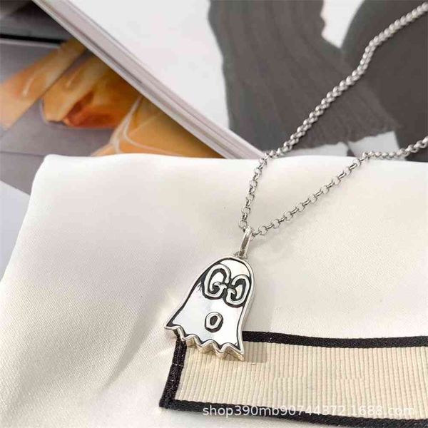 70% off outlet online ghost necklace double pendant glue enamel elf clavicle chain couple store wholesale, Silver
70% off outlet online ghost necklace double pendant glue enamel elf clavicle chain couple store wholesale, Silver