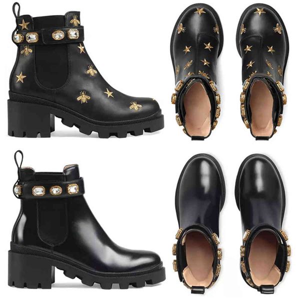 2021 women's designer boots desert flamingo arrow of love leather bee non-slip winter shoe size 35-41, Black
2021 women's designer boots desert flamingo arrow of love leather bee non-slip winter shoe size 35-41, Black