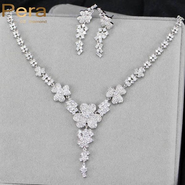 earrings & necklace pera sparkling big cubic zircon stone micro paved luxury long drop bridal wedding party jewelry set for brides j141, Silver
earrings & necklace pera sparkling big cubic zircon stone micro paved luxury long drop bridal wedding party jewelry set for brides j141, Silver