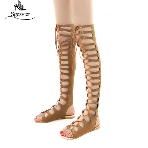 sgesvier roman gladiator bandage sandals women over knee flat sandalias botas femininas shoes girls summer hollow g437, Black
sgesvier roman gladiator bandage sandals women over knee flat sandalias botas femininas shoes girls summer hollow g437, Black