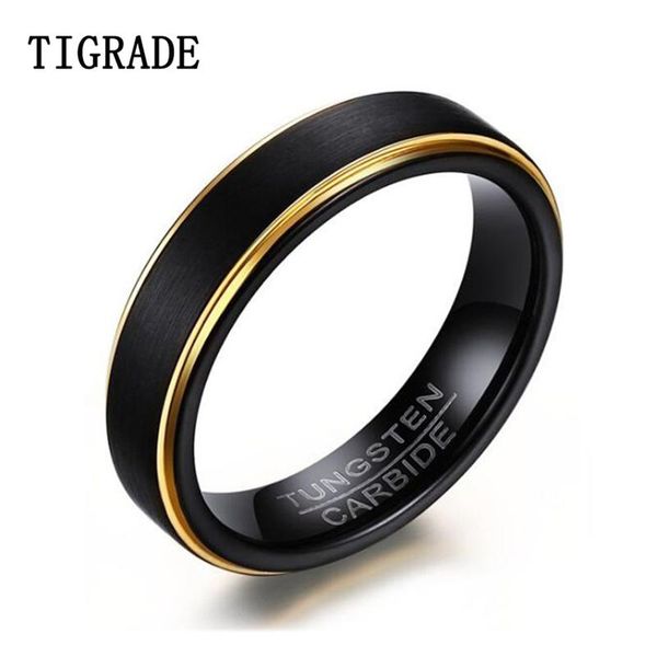 wedding rings tigrade black tungsten ring men brushed with gold color edge carbide engagement jewelry matte anillos band, Slivery;golden
wedding rings tigrade black tungsten ring men brushed with gold color edge carbide engagement jewelry matte anillos band, Slivery;golden