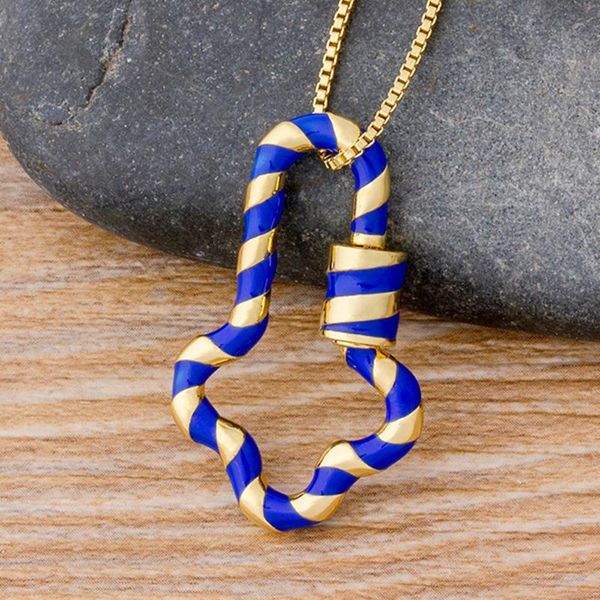 classic 5 colors choice carabiner copper cz pendant necklace lock screw clasp charm chain gift women fashion jewelry chains, Silver
classic 5 colors choice carabiner copper cz pendant necklace lock screw clasp charm chain gift women fashion jewelry chains, Silver