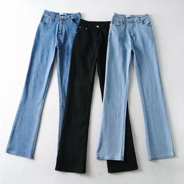 women's jeans vintage woman high waist pants small flare black denim korean bell bottom blue trousers cute
women's jeans vintage woman high waist pants small flare black denim korean bell bottom blue trousers cute