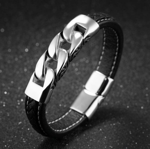 charm bracelets stainless steel & bangles men leather jewelry 2021 gift for, Golden;silver
charm bracelets stainless steel & bangles men leather jewelry 2021 gift for, Golden;silver