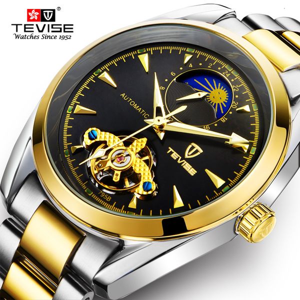 tevises men watches luxury mark men's tours clock automatic mechanical moon phase relogio masculino male hour, Slivery;brown
tevises men watches luxury mark men's tours clock automatic mechanical moon phase relogio masculino male hour, Slivery;brown