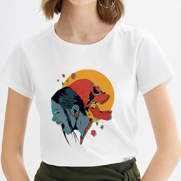 four seasons applicableretro girl and mens t shirts women print harajuku short sleeve white female clothing, White;black
four seasons applicableretro girl and mens t shirts women print harajuku short sleeve white female clothing, White;black