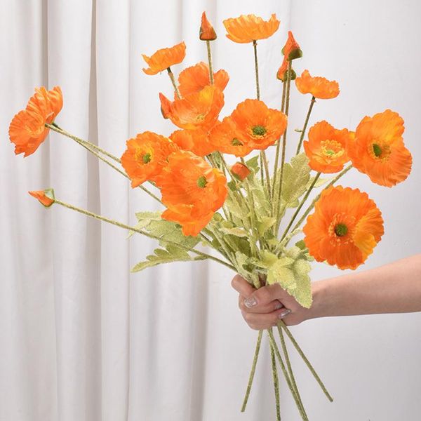 decorative flowers & wreaths 1 poppy flower with leaf artificial fake plant family party decoration living room home accessories silk
decorative flowers & wreaths 1 poppy flower with leaf artificial fake plant family party decoration living room home accessories silk
