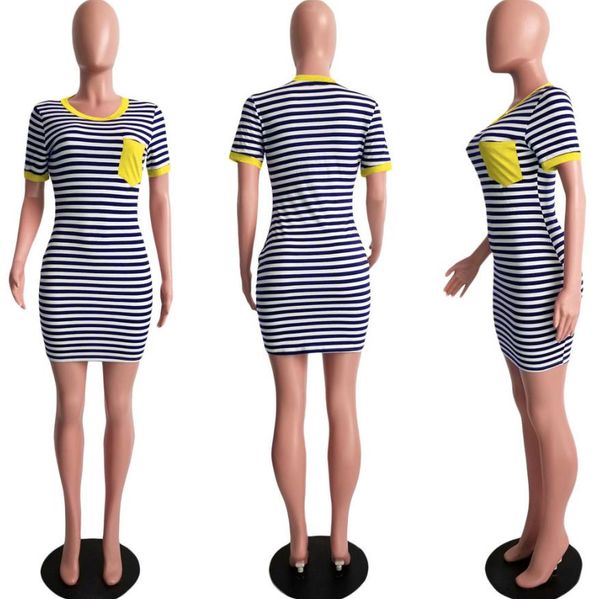 women's bodycon t shirt dress summer striped short sleeve crew neck casual mini dresses with pocket s-3xl, Black;gray
women's bodycon t shirt dress summer striped short sleeve crew neck casual mini dresses with pocket s-3xl, Black;gray