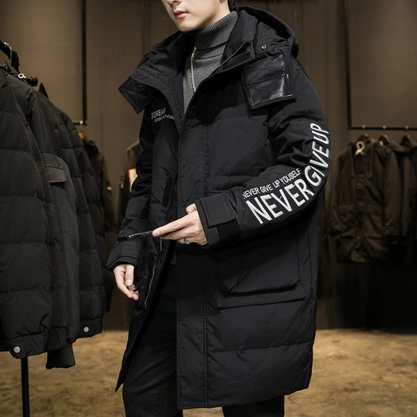 medium long down men's autumn and 2021 new plush thickened boys' winter bread et, Black
medium long down men's autumn and 2021 new plush thickened boys' winter bread et, Black