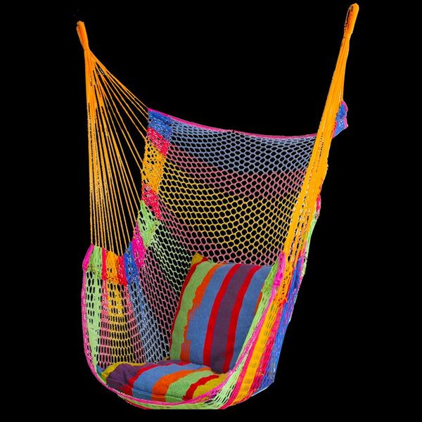 camp furniture summer breathable lightweight net hanging chair single hammock swing outdoor mesh with pillow
camp furniture summer breathable lightweight net hanging chair single hammock swing outdoor mesh with pillow