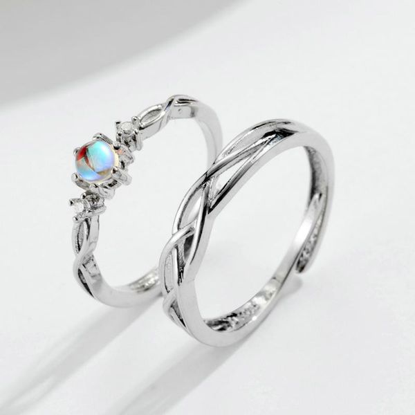 wedding rings romantic semi-precious moonstone open for women white gold color valentine's day gift girlfriend fashion jewelrykbr161, Slivery;golden
wedding rings romantic semi-precious moonstone open for women white gold color valentine's day gift girlfriend fashion jewelrykbr161, Slivery;golden