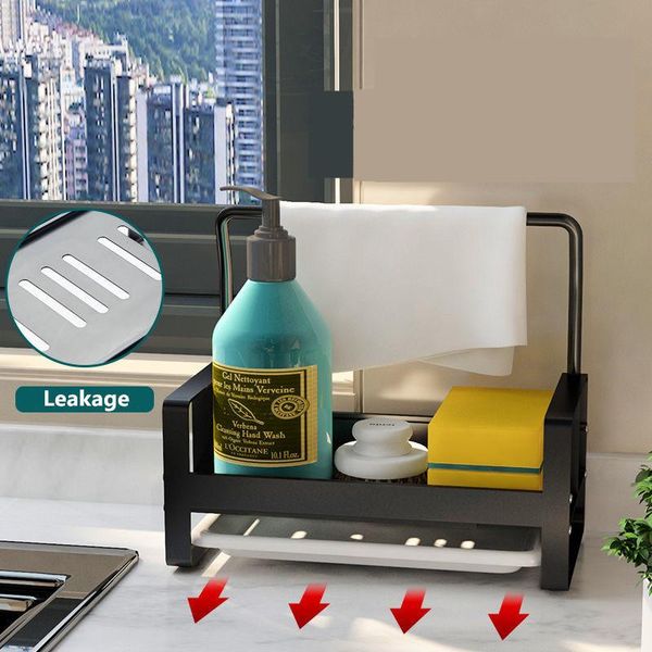 kitchen storage & organization sink caddy organizer sponge holder rack stand soap brush with drain drying tray cleaning
kitchen storage & organization sink caddy organizer sponge holder rack stand soap brush with drain drying tray cleaning
