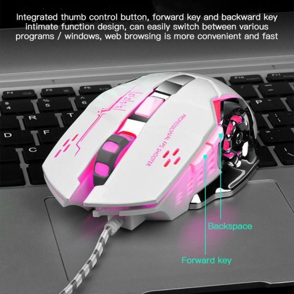 mice gaming mouse backlit wired mechanical macro mute silent office lapusb ergonomic computer for pc
mice gaming mouse backlit wired mechanical macro mute silent office lapusb ergonomic computer for pc