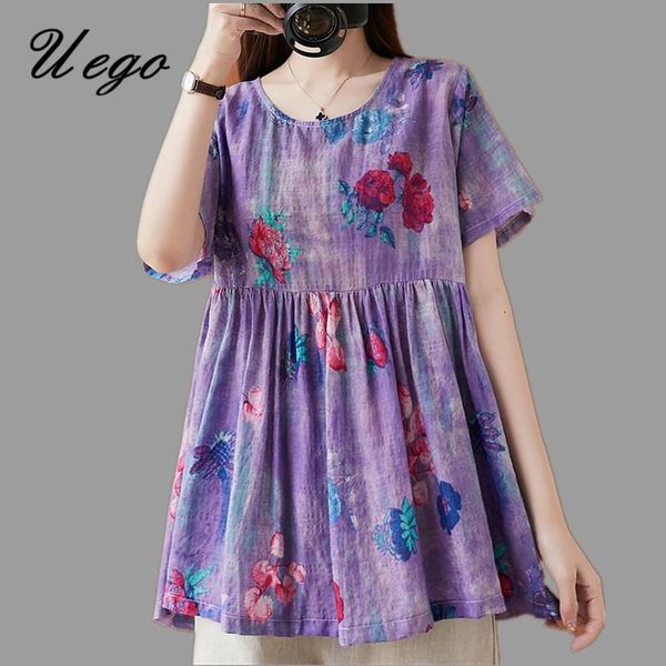 women's t-shirt uego woman summer loose 2021 t shirts print oversize short sleeve casual tshirt tees, White
women's t-shirt uego woman summer loose 2021 t shirts print oversize short sleeve casual tshirt tees, White