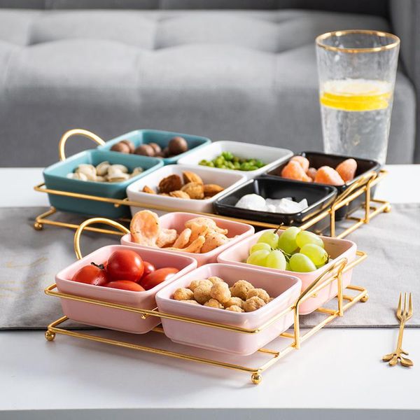 dishes & plates creative separated fruit plate simple iron ceramic square dried snack platter household tableware storage tray
dishes & plates creative separated fruit plate simple iron ceramic square dried snack platter household tableware storage tray