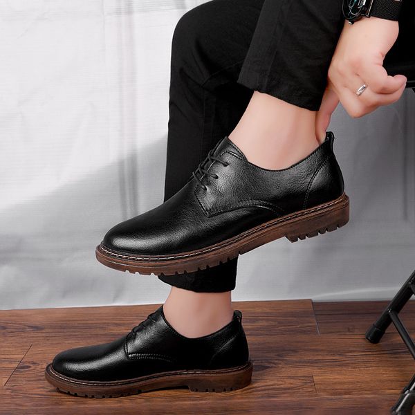 dress shoes genuine leather men lace-up oxfords outdoor fashion 's footwear luxury casual brand man designer sneakers qp1s, Black
dress shoes genuine leather men lace-up oxfords outdoor fashion 's footwear luxury casual brand man designer sneakers qp1s, Black
