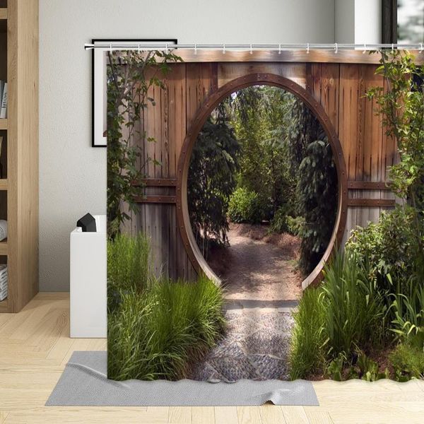 shower curtains chinese style curtain vintage wood board garden building green plant bamboo pattern bathroom decor polyester set
shower curtains chinese style curtain vintage wood board garden building green plant bamboo pattern bathroom decor polyester set