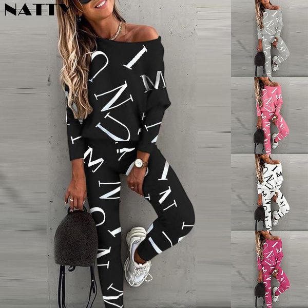 women's t-shirt tight pants and loose two piece set long sleeve spring autumn casial elegant o-neck button sleeved trousers casual suit, White
women's t-shirt tight pants and loose two piece set long sleeve spring autumn casial elegant o-neck button sleeved trousers casual suit, White